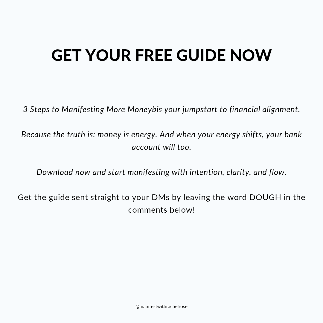 3 Steps to Manifesting More Money