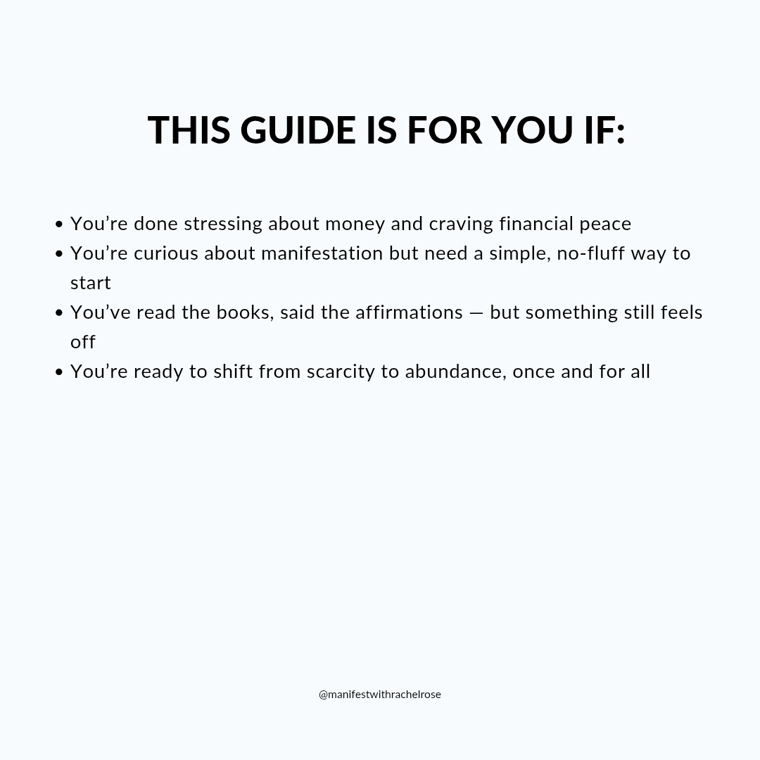 3 Steps to Manifesting More Money