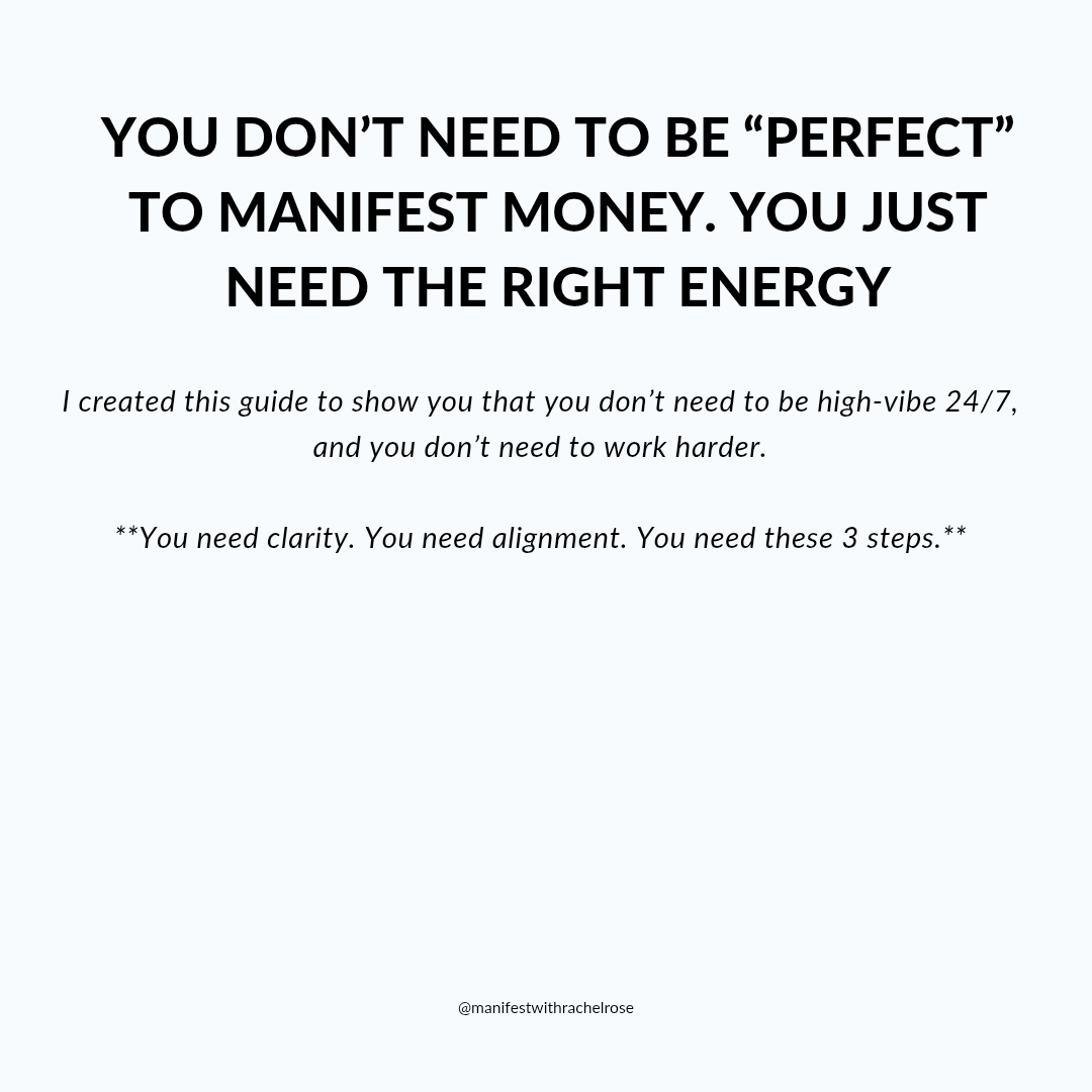 3 Steps to Manifesting More Money